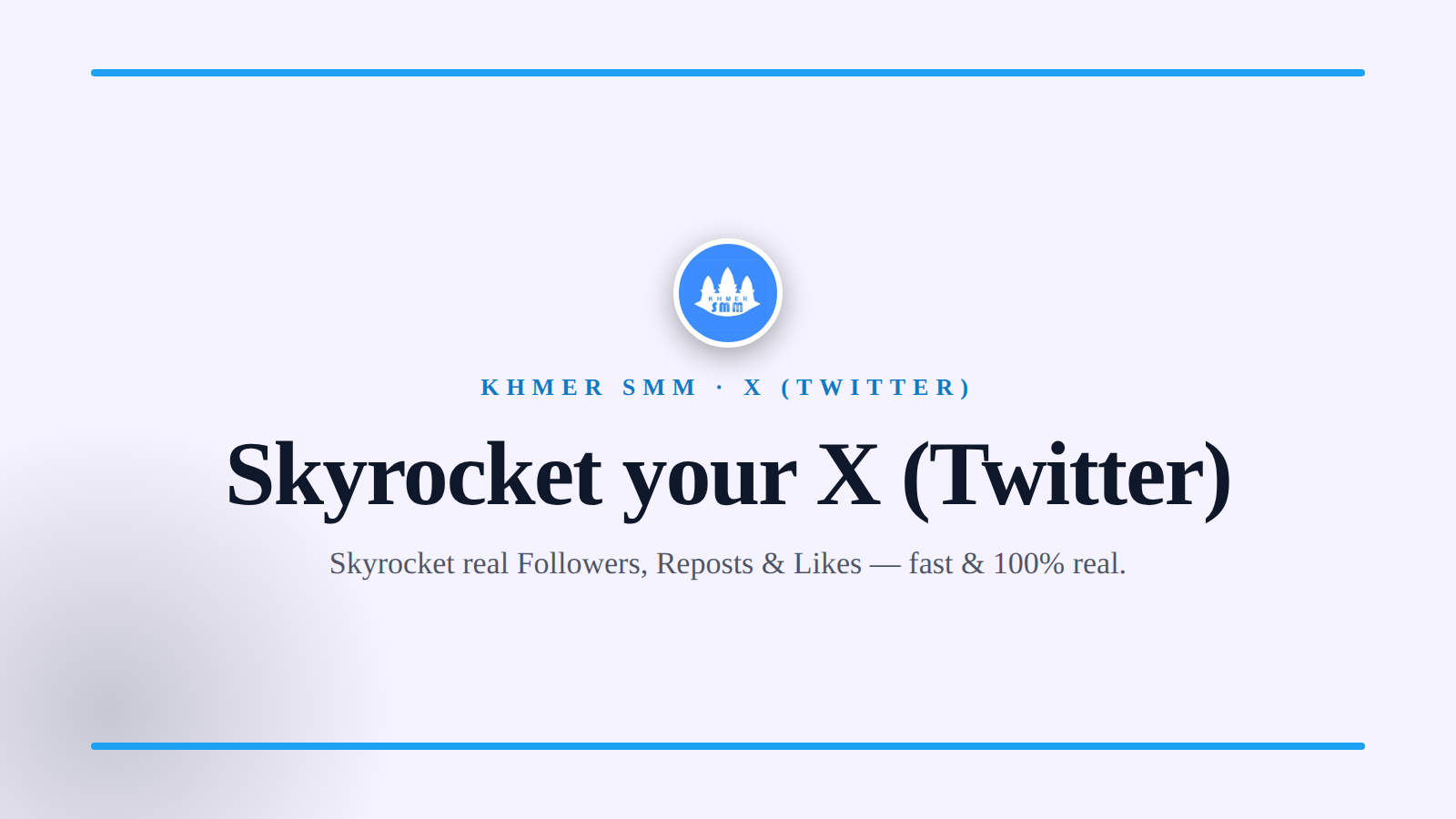 Boost Twitter Followers with Khmer Smm Panel
