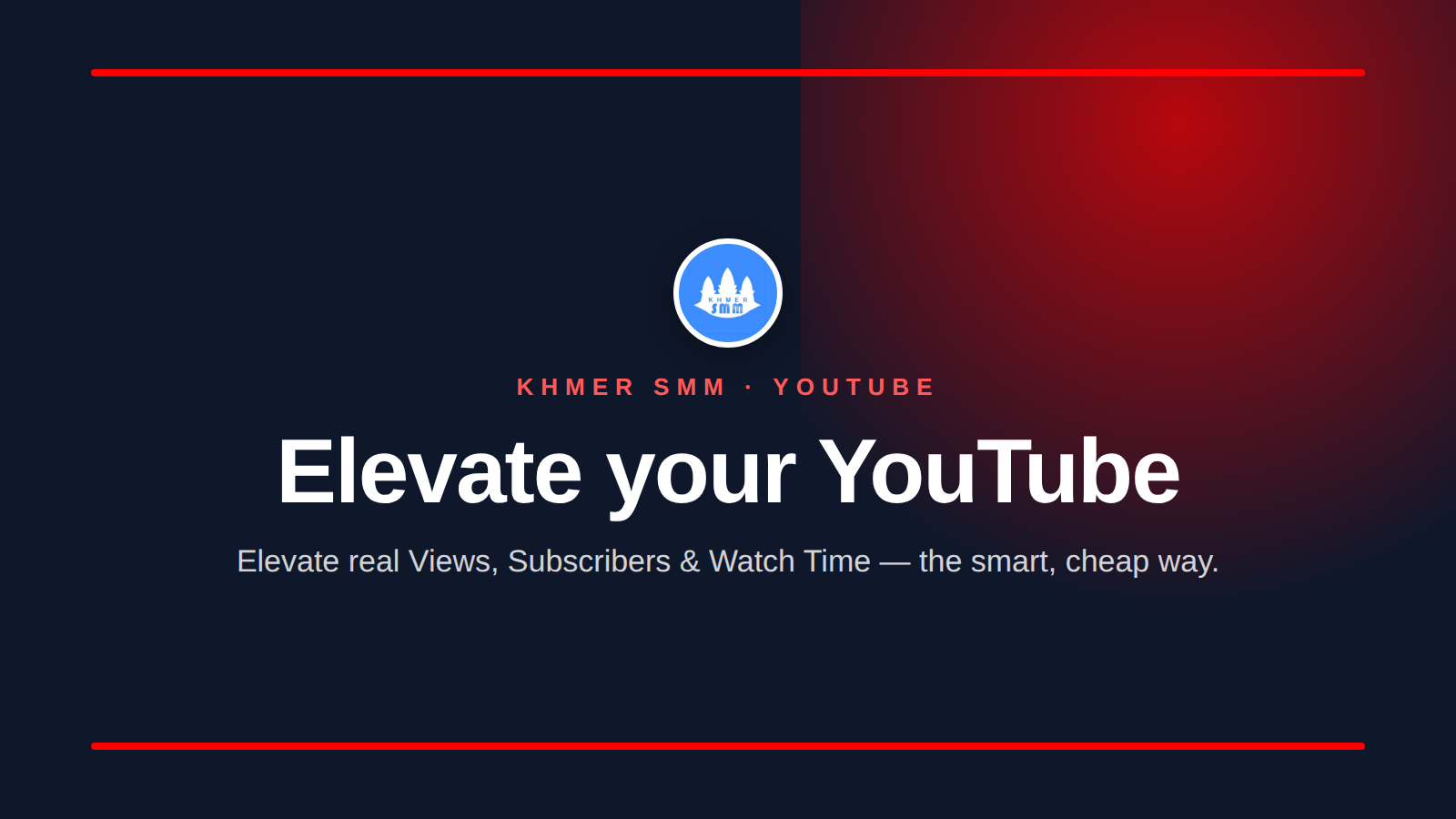 Palakihin ang YouTube Views gamit ang Khmer Smm Panel