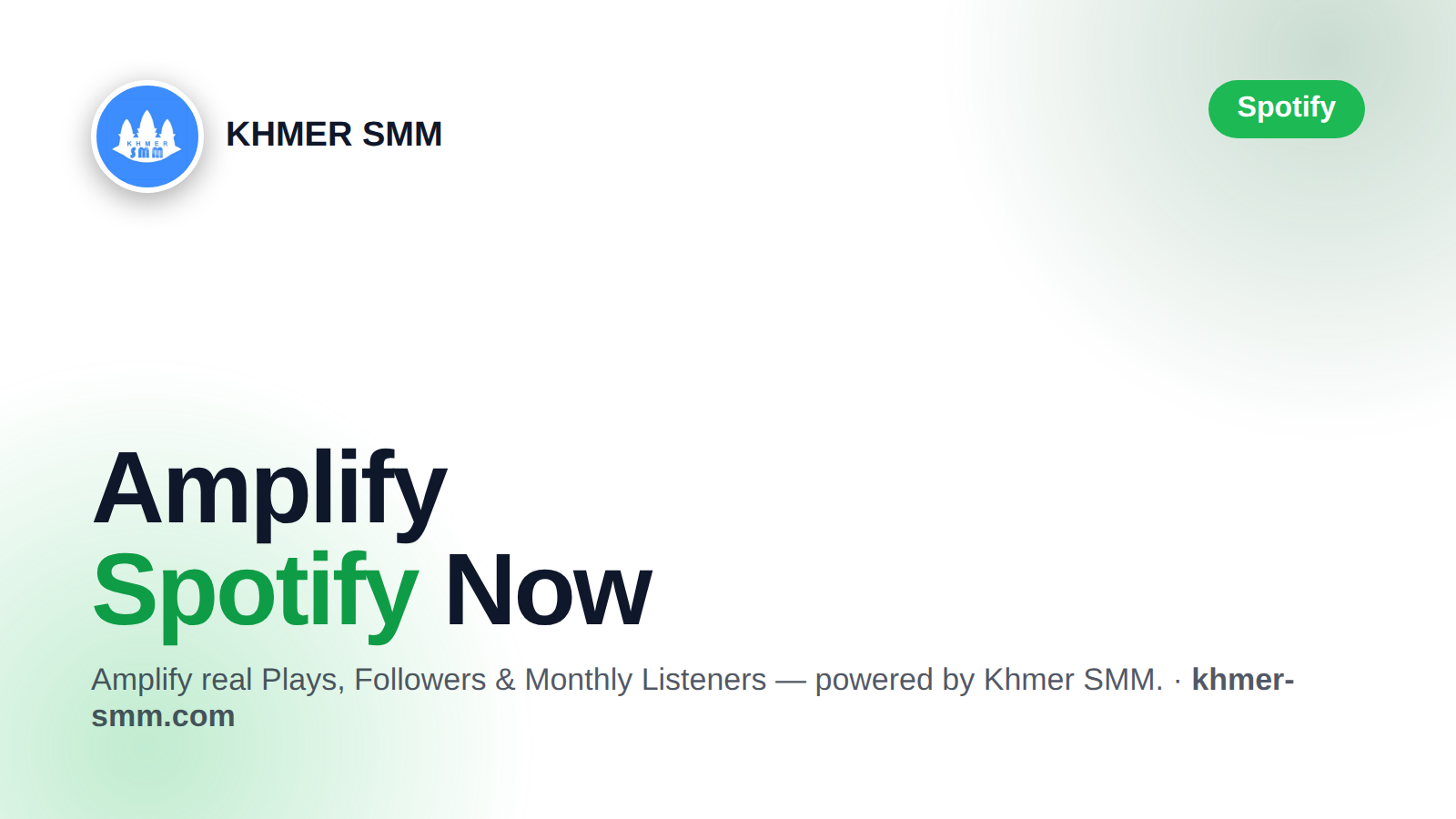 Boost Spotify Playlist Followers with Khmer Smm Panel