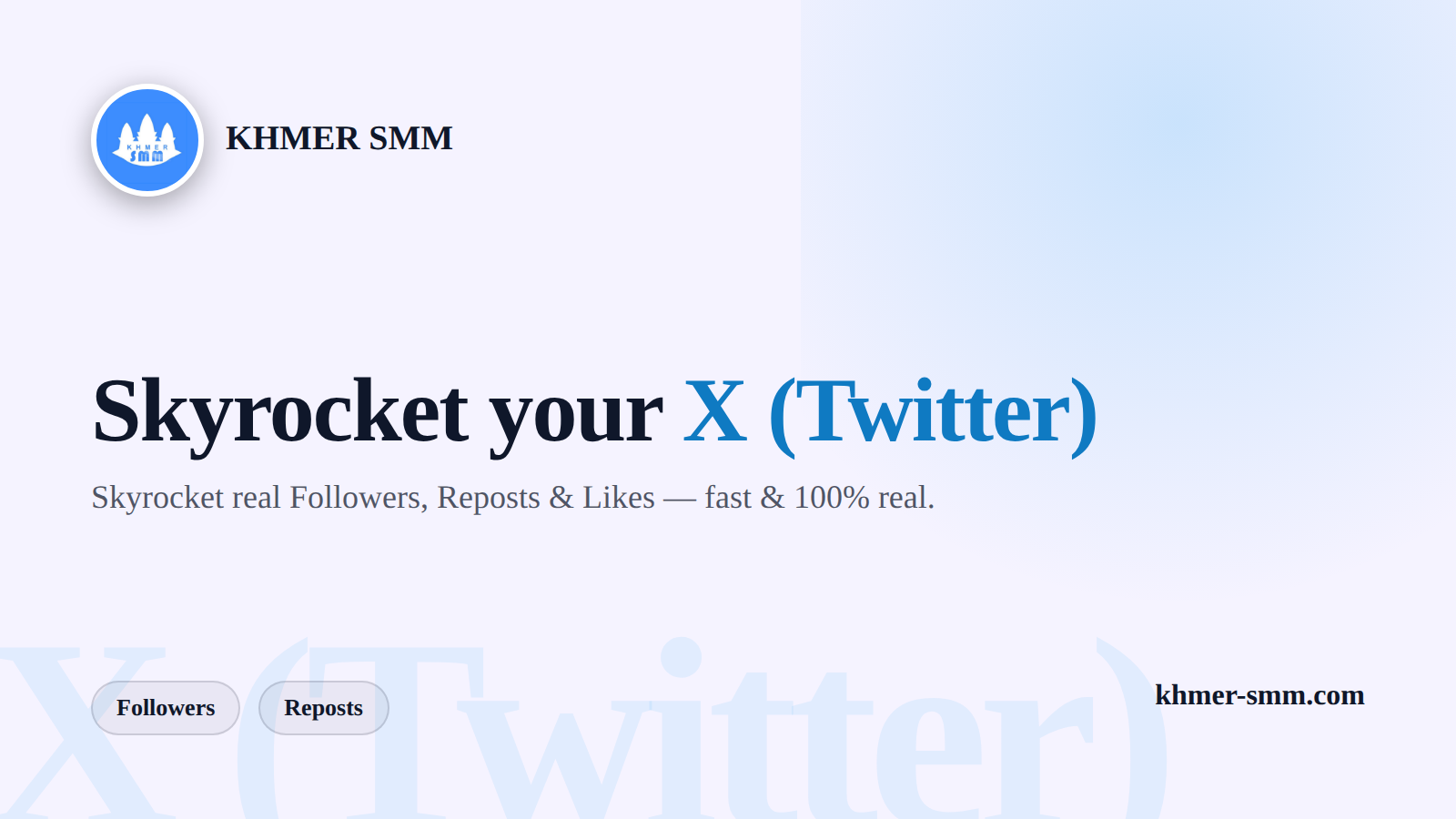 Boost Twitter Followers with Khmer Smm Panel