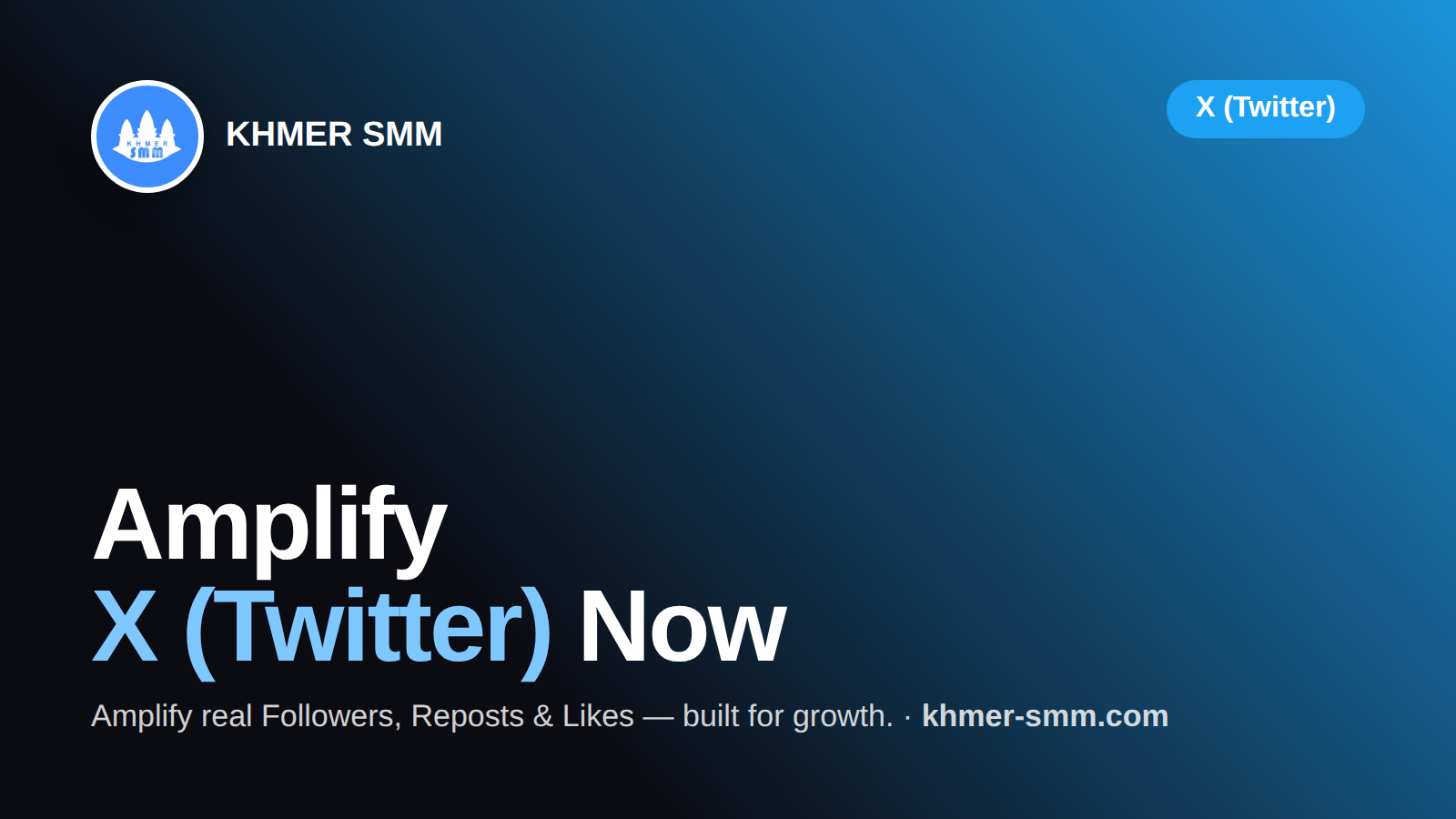 Twitter Followers तेजी से बढ़ाएं Khmer Smm Panel के साथ