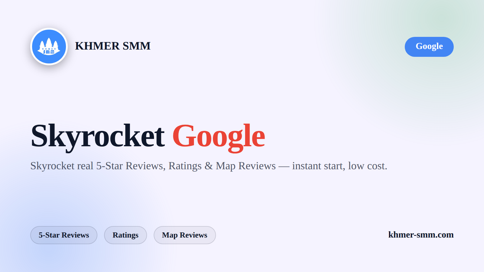 Boost Google Reviews with Khmer Smm Panel