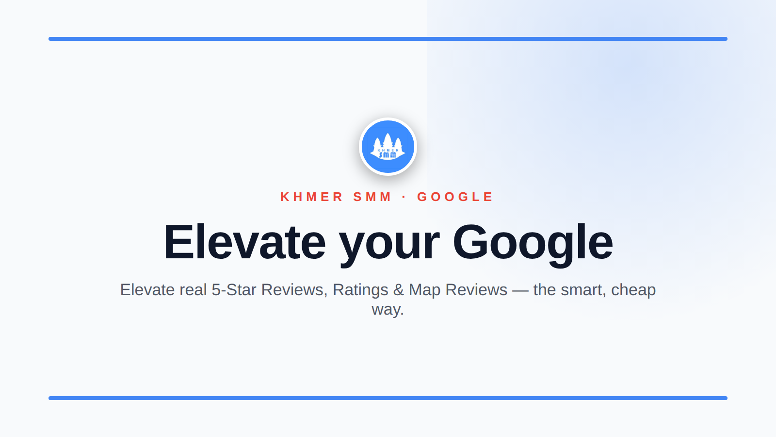 Palakihin ang Google Reviews gamit ang Khmer Smm Panel