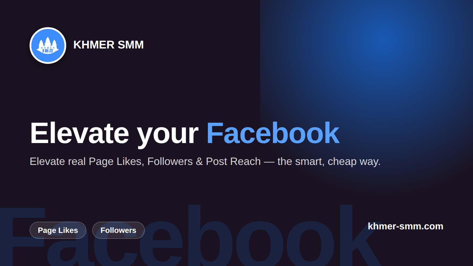 Palakihin ang Facebook Likes gamit ang Khmer Smm Panel