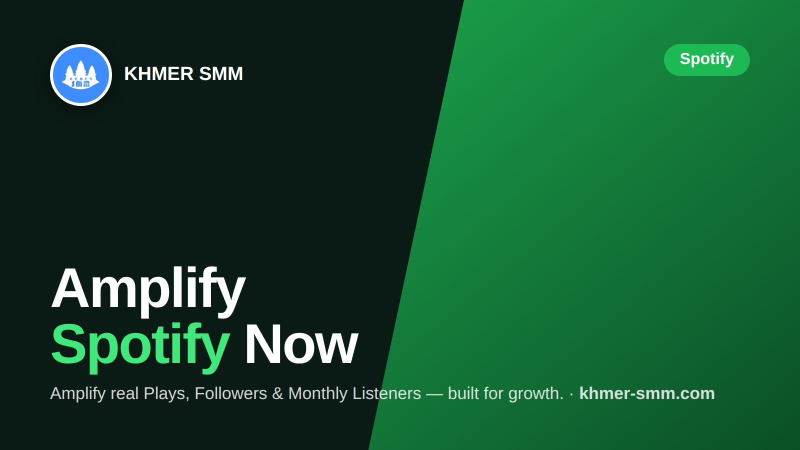 Grow Spotify Followers Quickly with Khmer Smm Panel