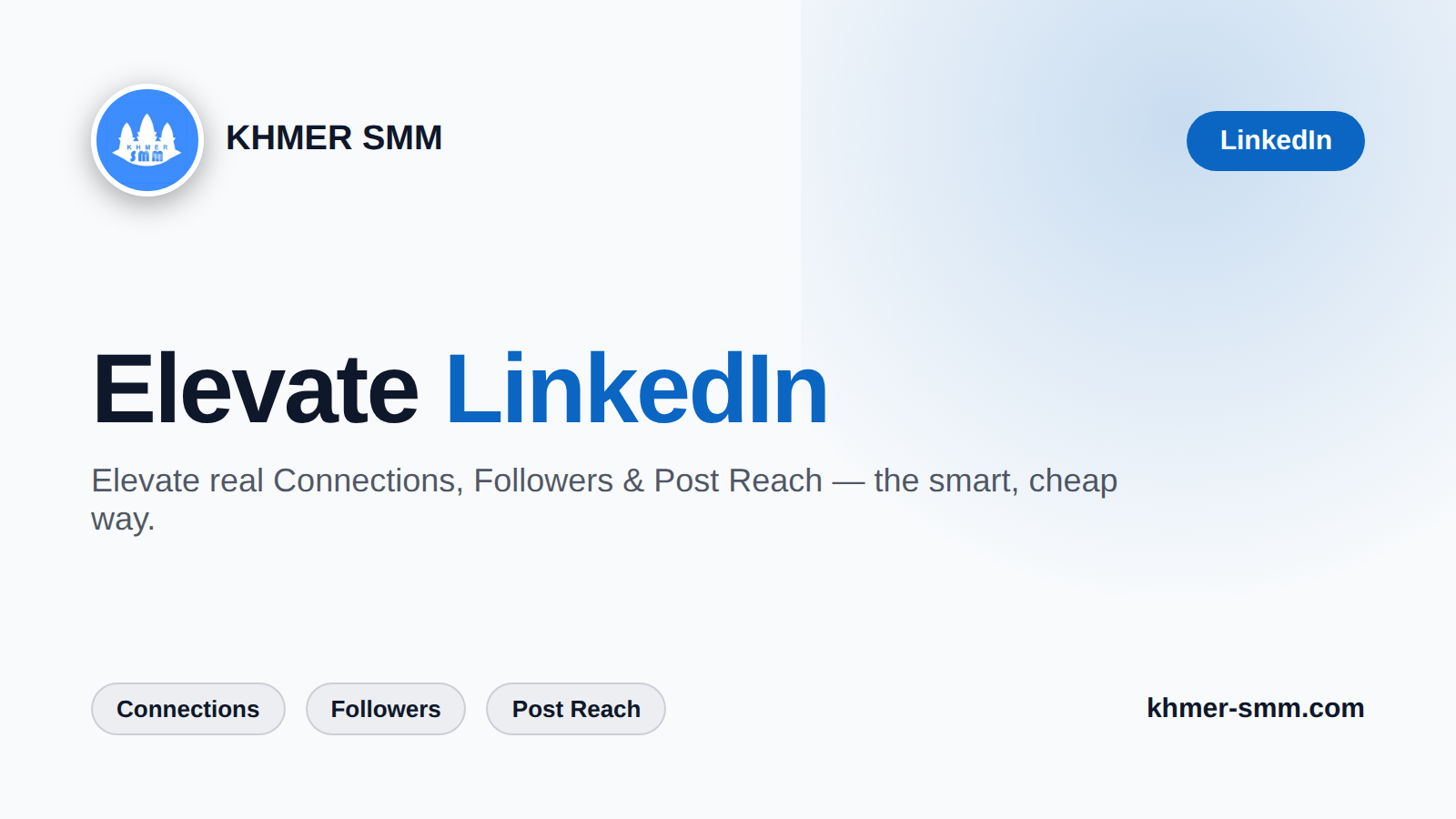 Boost LinkedIn Followers with Khmer Smm Panel