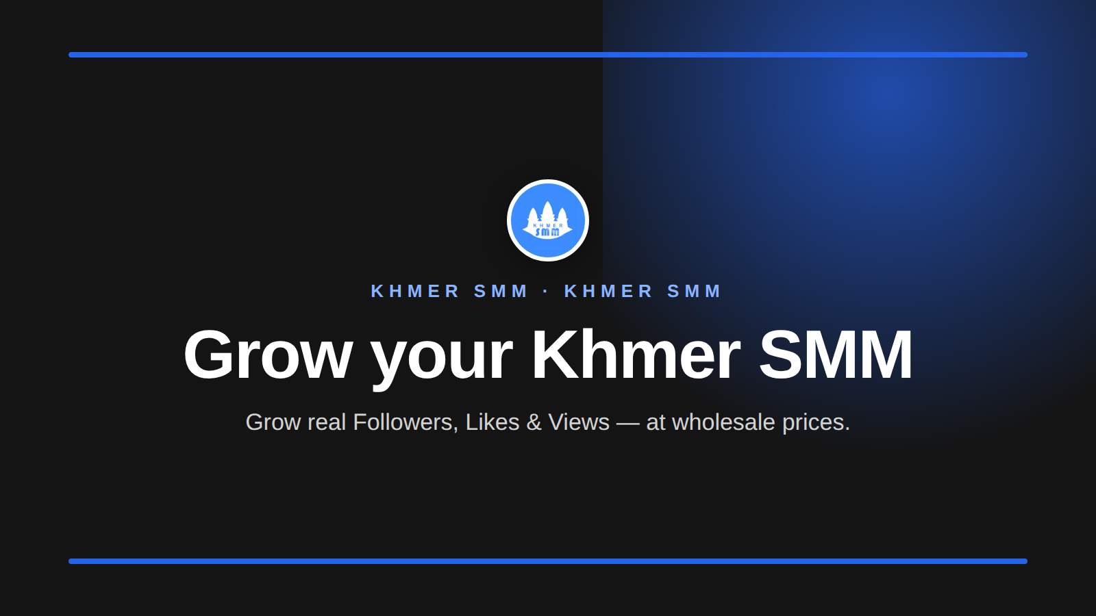 फेसबुक फॉलोअर्स बढ़ाएं तेजी से | Khmer Smm Panel इंडिया