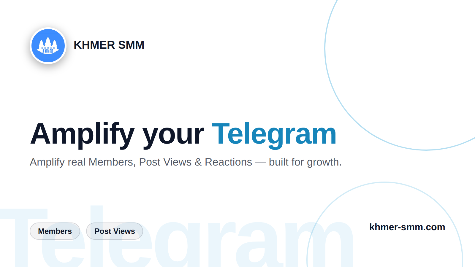 Boost Telegram Channel Views with Khmer Smm Panel