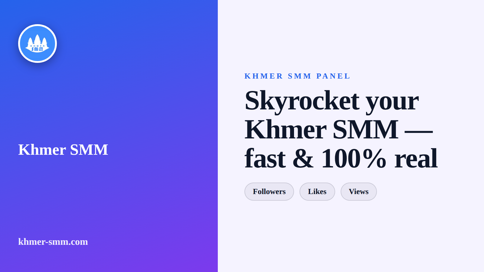 Khmer SMM: Top-Rated SMM Panel in Cambodia