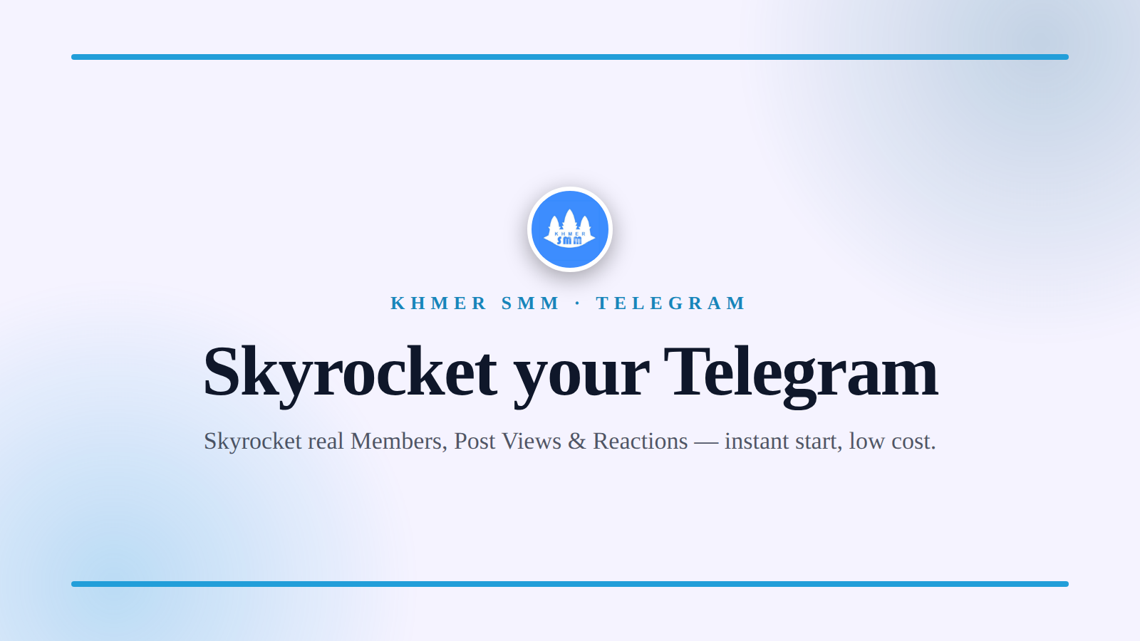 Telegram Channel Subscribers तेजी से बढ़ाएं Khmer Smm Panel के साथ