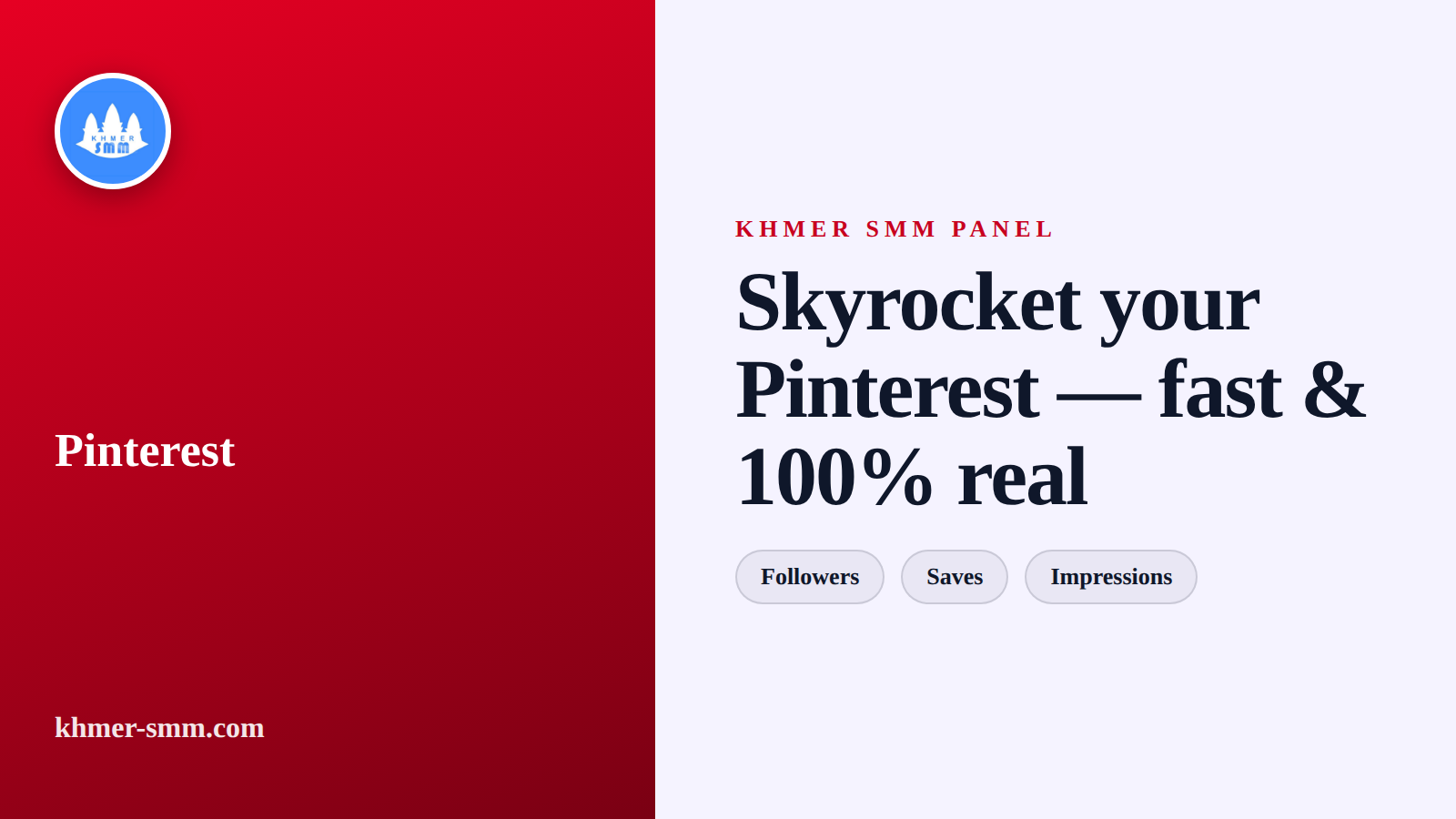 Enhance Pinterest Followers Fast with Khmer Smm Panel