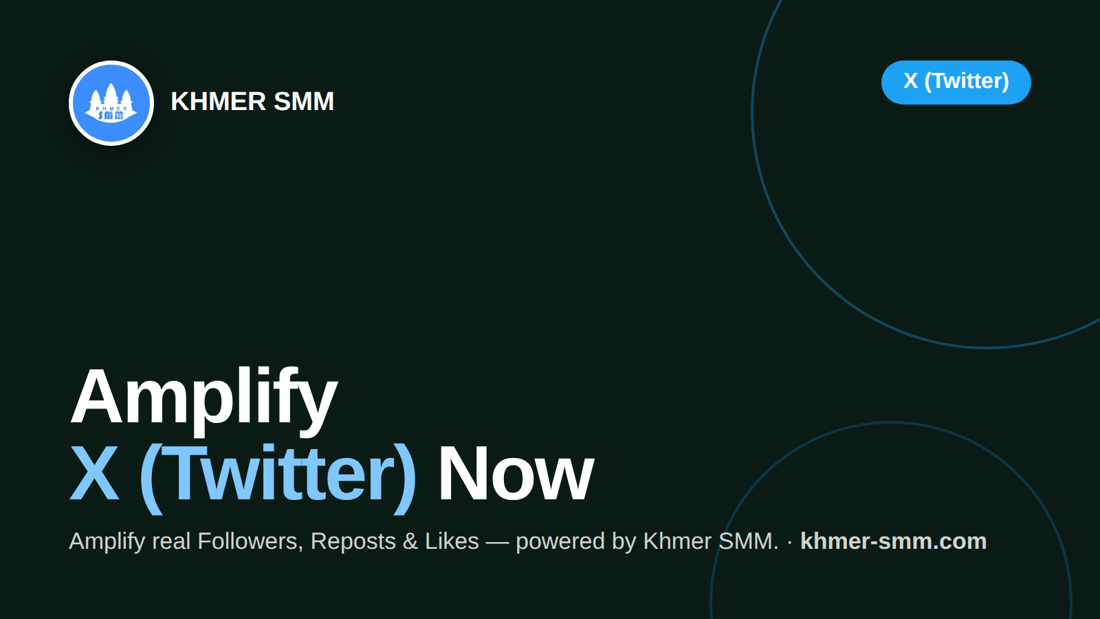 Twitter Followers तेजी से बढ़ाएं Khmer Smm Panel के साथ