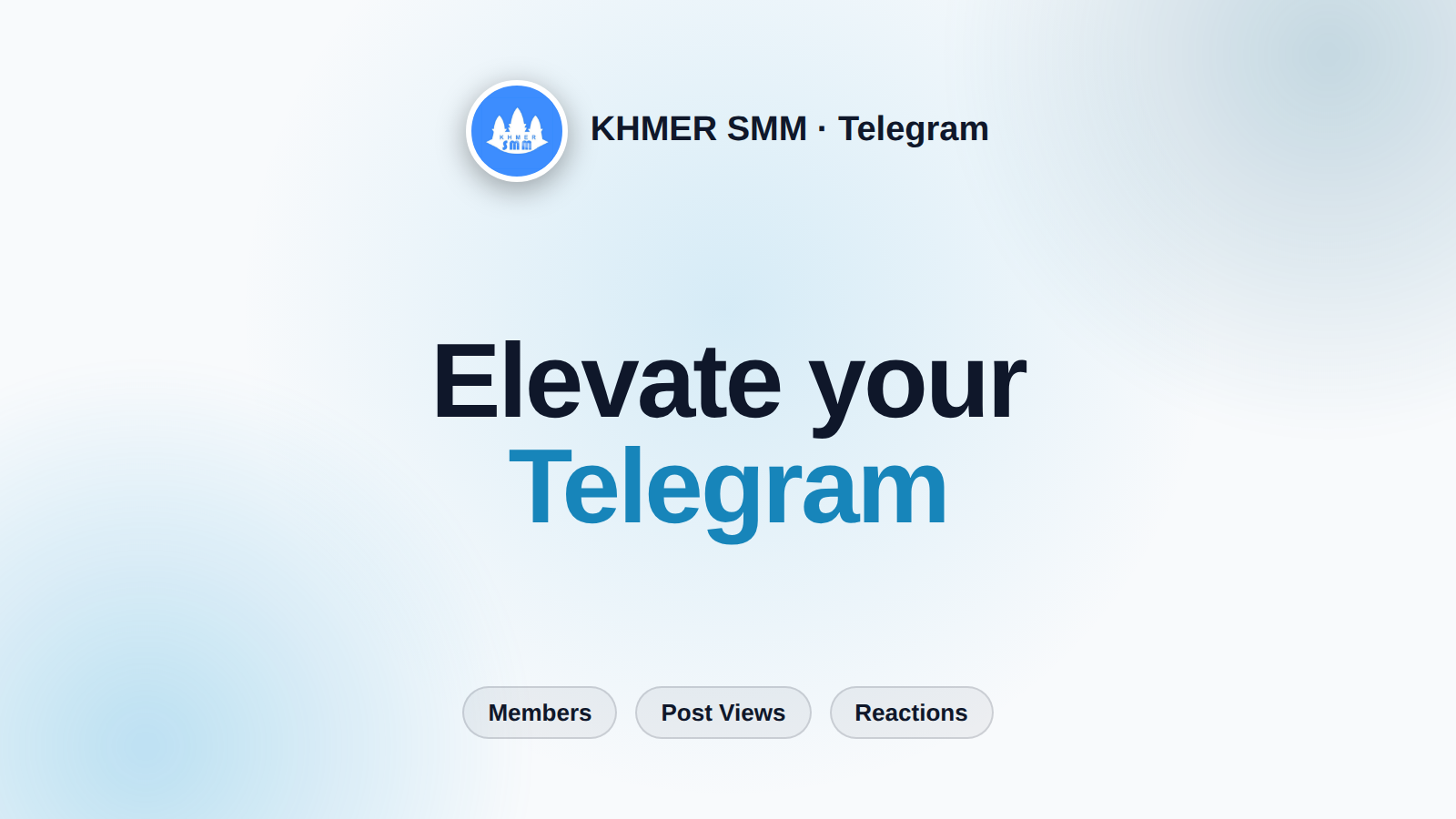 Telegram Channel Subscribers तेजी से बढ़ाएं Khmer Smm Panel के साथ