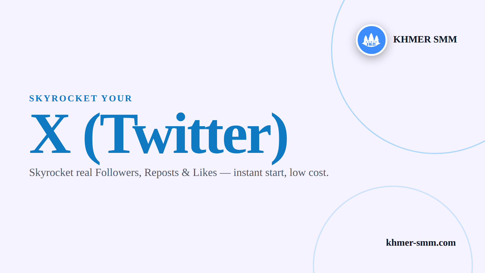 Twitter Followers तेजी से बढ़ाएं Khmer Smm Panel के साथ