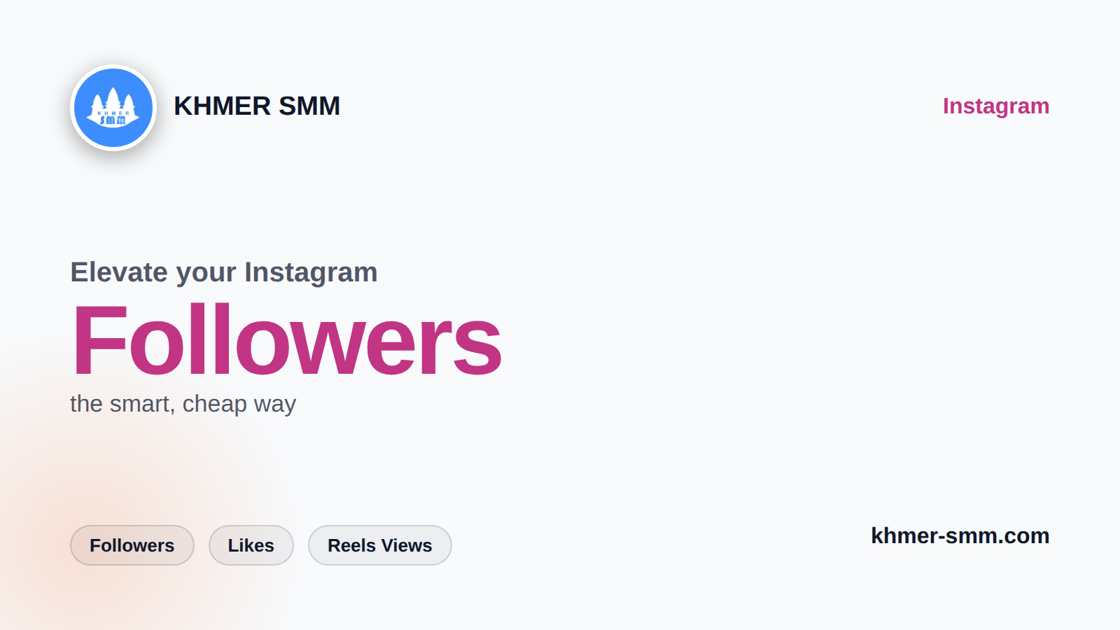 Boost Instagram Followers with Khmer Smm Panel