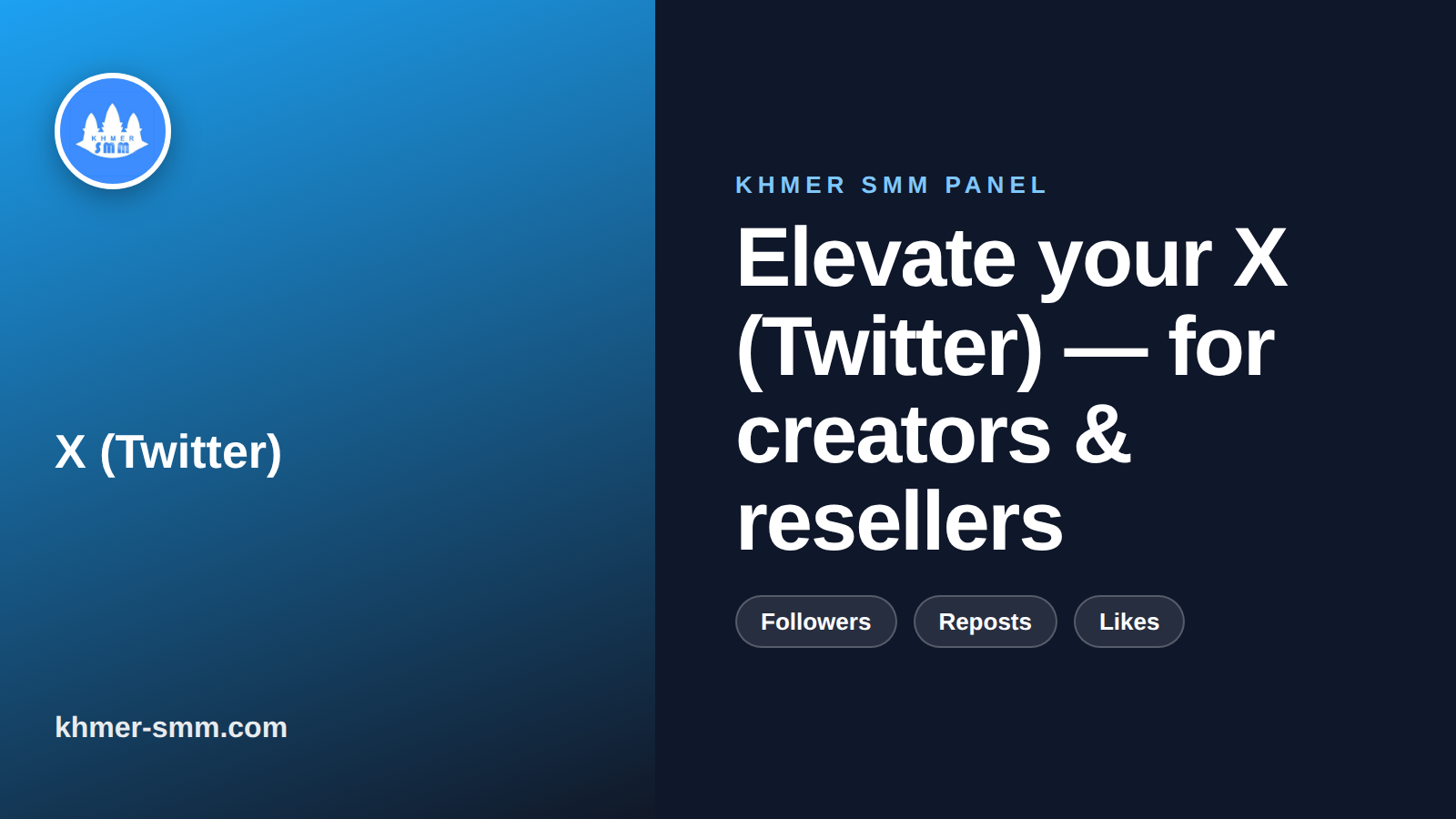 Palakihin ang Twitter Followers gamit ang Khmer Smm Panel