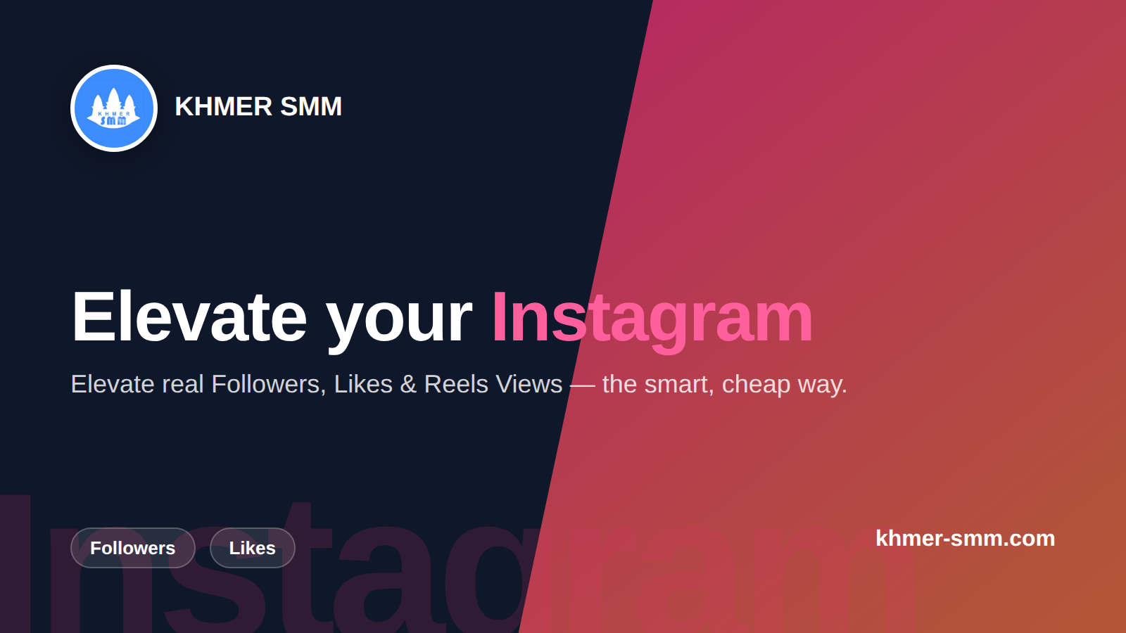 Boost Instagram Followers with Khmer Smm Panel