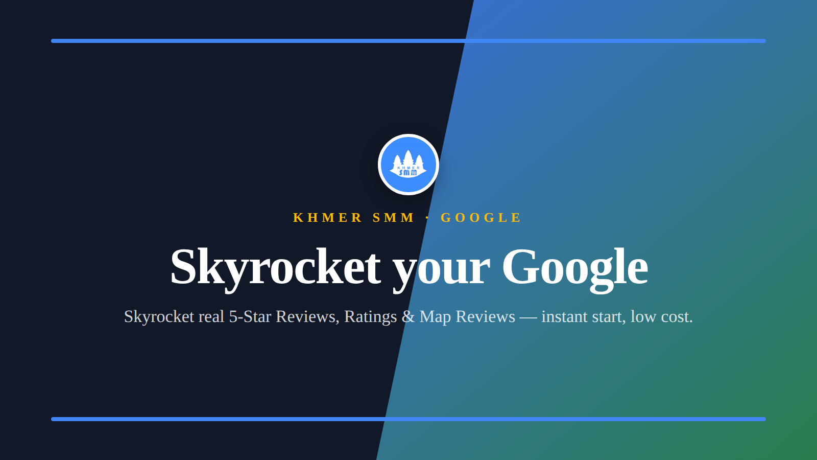 Palakihin ang Google Reviews gamit ang Khmer Smm Panel