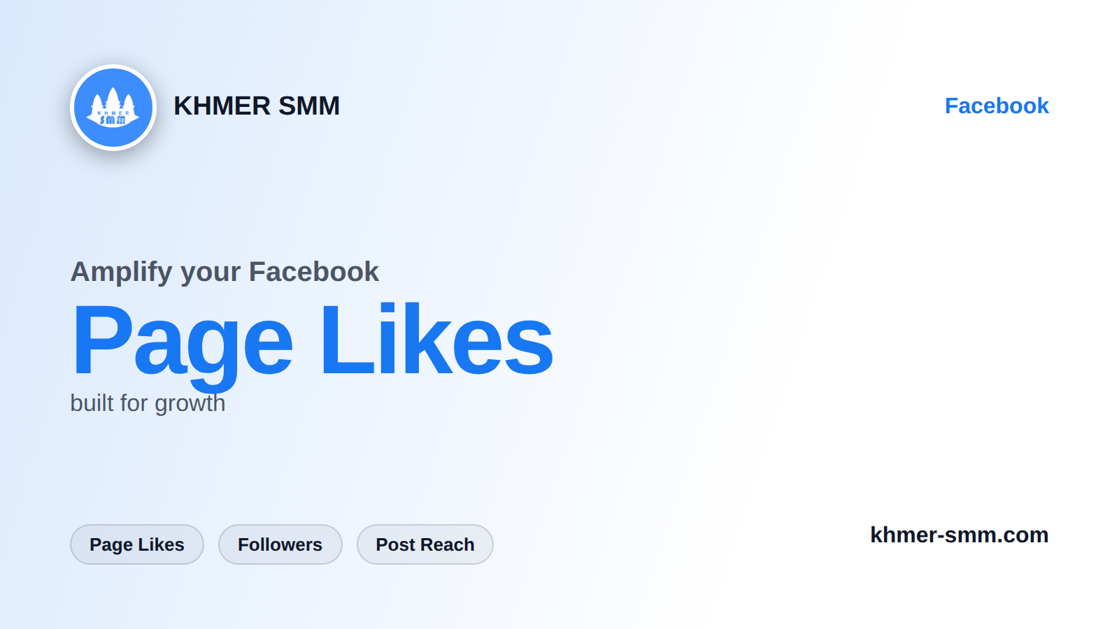 Increase Facebook Page Likes with Khmer Smm Panel