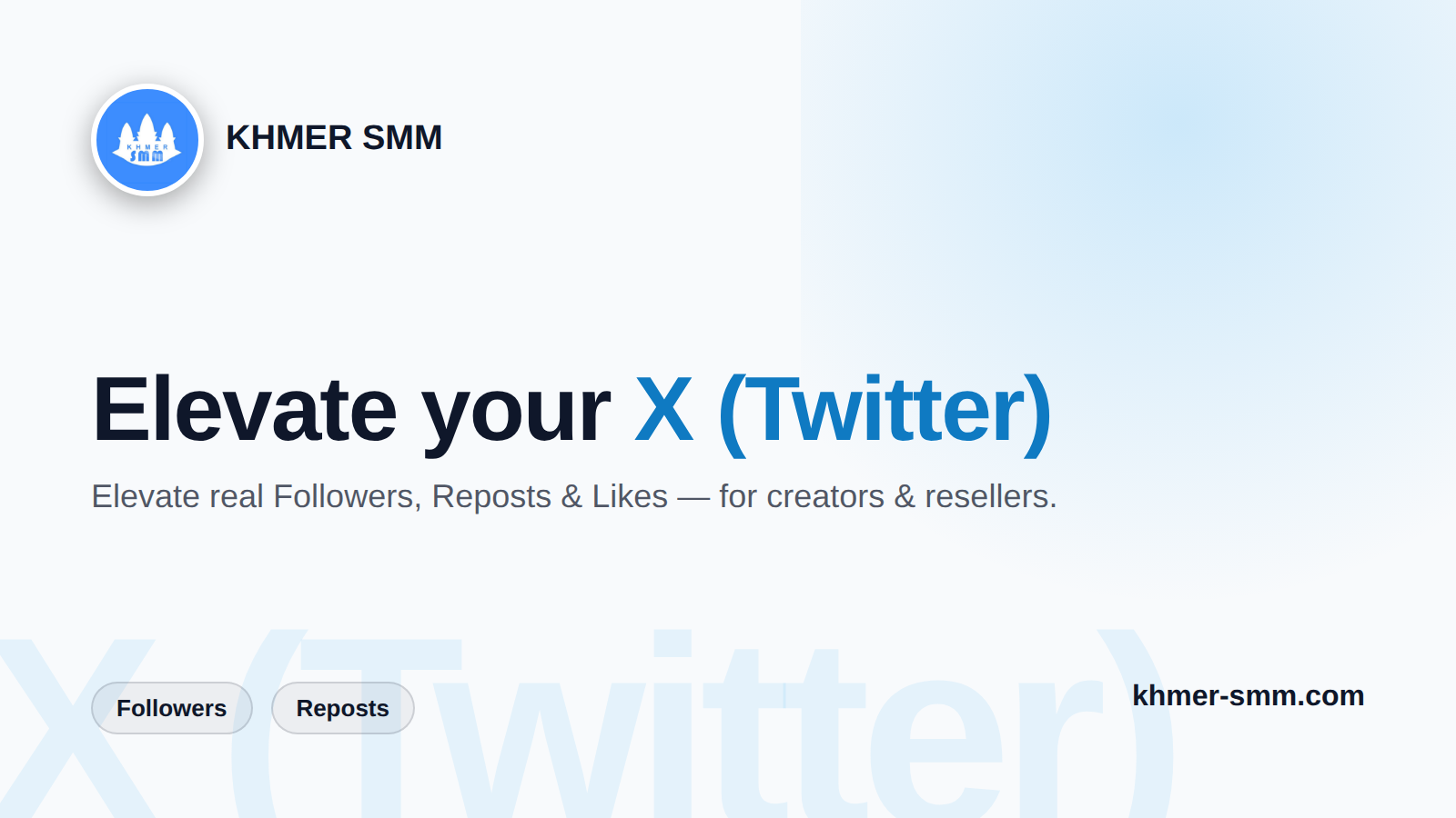 Boost Twitter Followers with Khmer Smm Panel