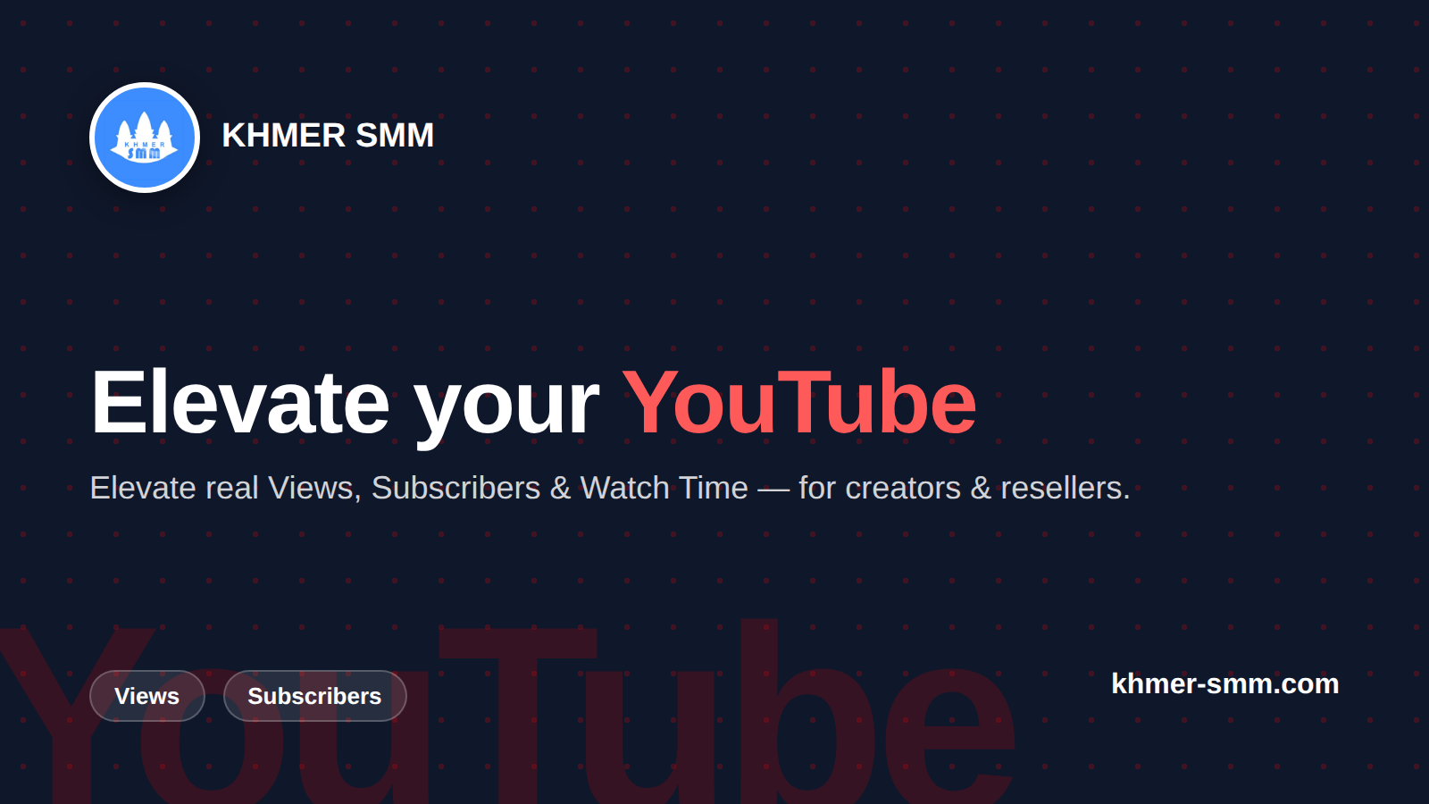 Boost YouTube Views Fast with Khmer Smm Panel