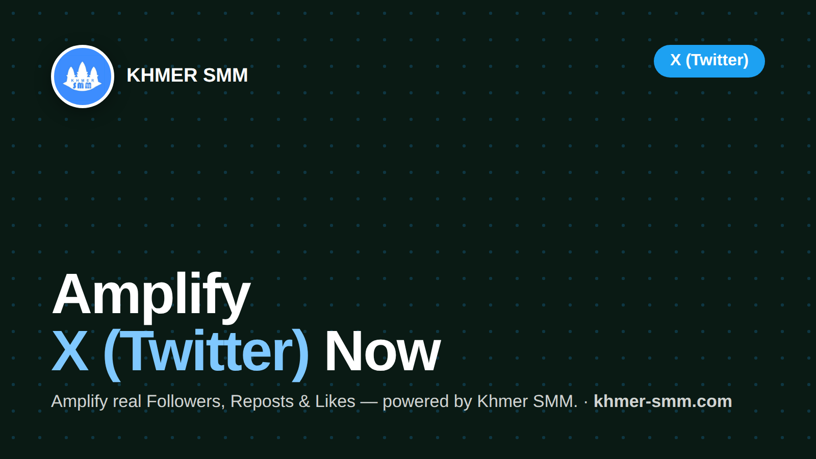 Palakihin ang Twitter Followers gamit ang Khmer Smm Panel