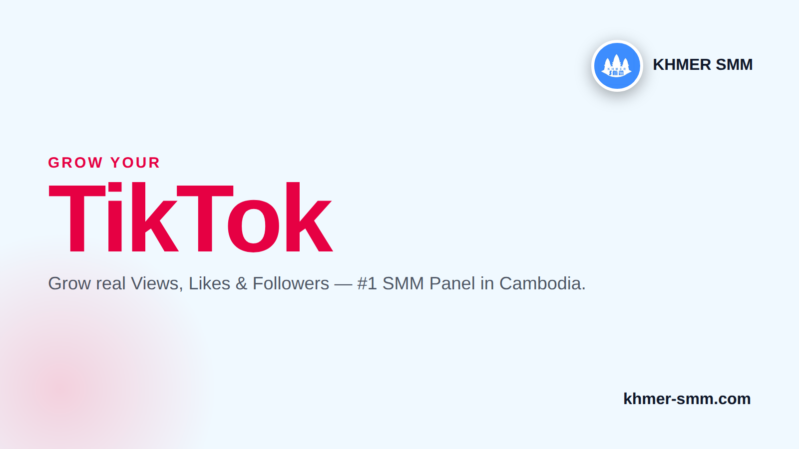 Boost TikTok Followers with Khmer Smm Panel