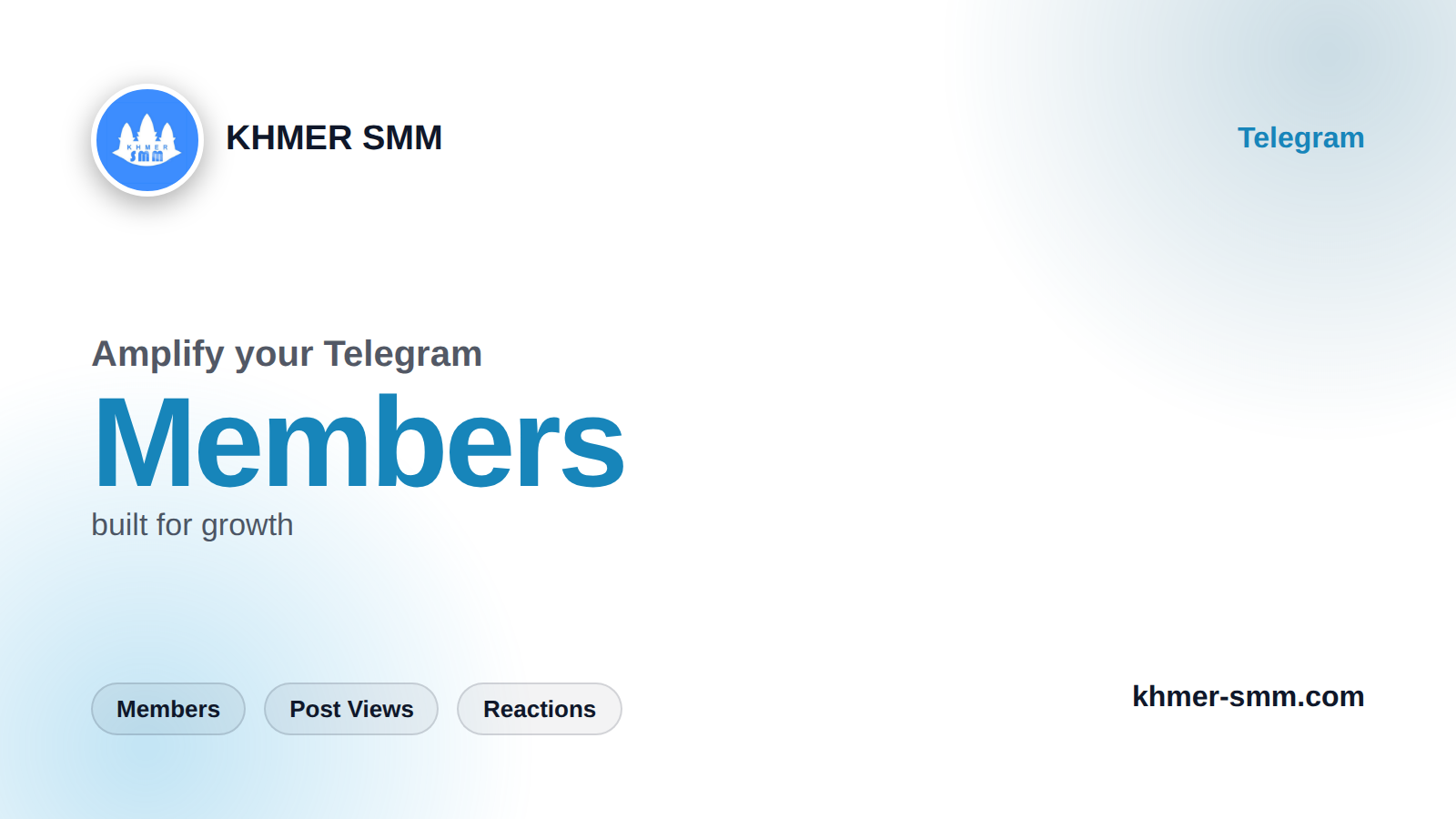 Telegram Channel Subscribers तेजी से बढ़ाएं Khmer Smm Panel के साथ