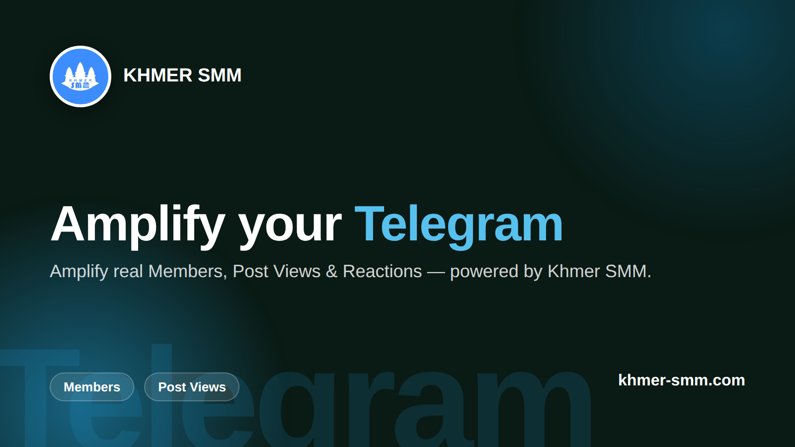 Telegram Subscribers तेजी से बढ़ाएं Khmer Smm Panel के साथ