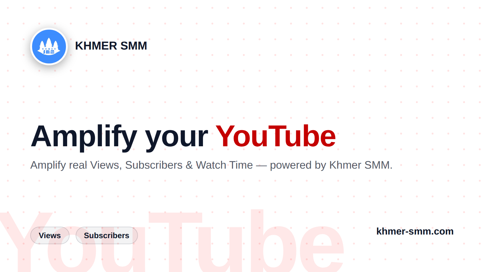 Boost YouTube Views Quickly with Khmer Smm Panel