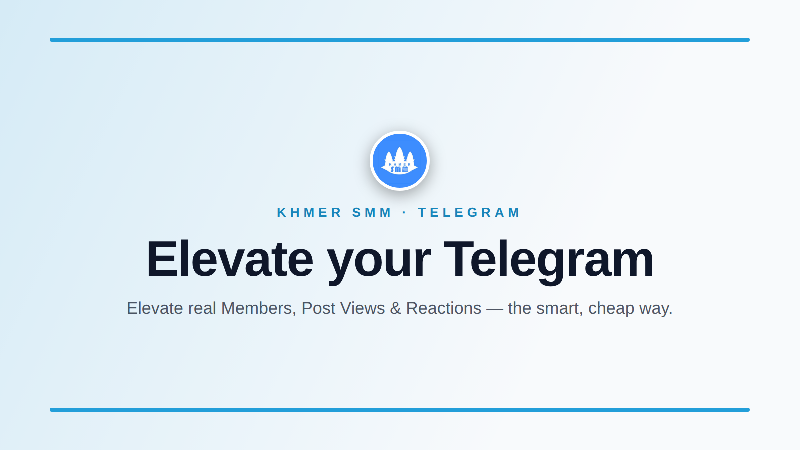 Telegramチャンネル加入者増加サービス|Khmer Smm Panelでコミュニティ拡大
