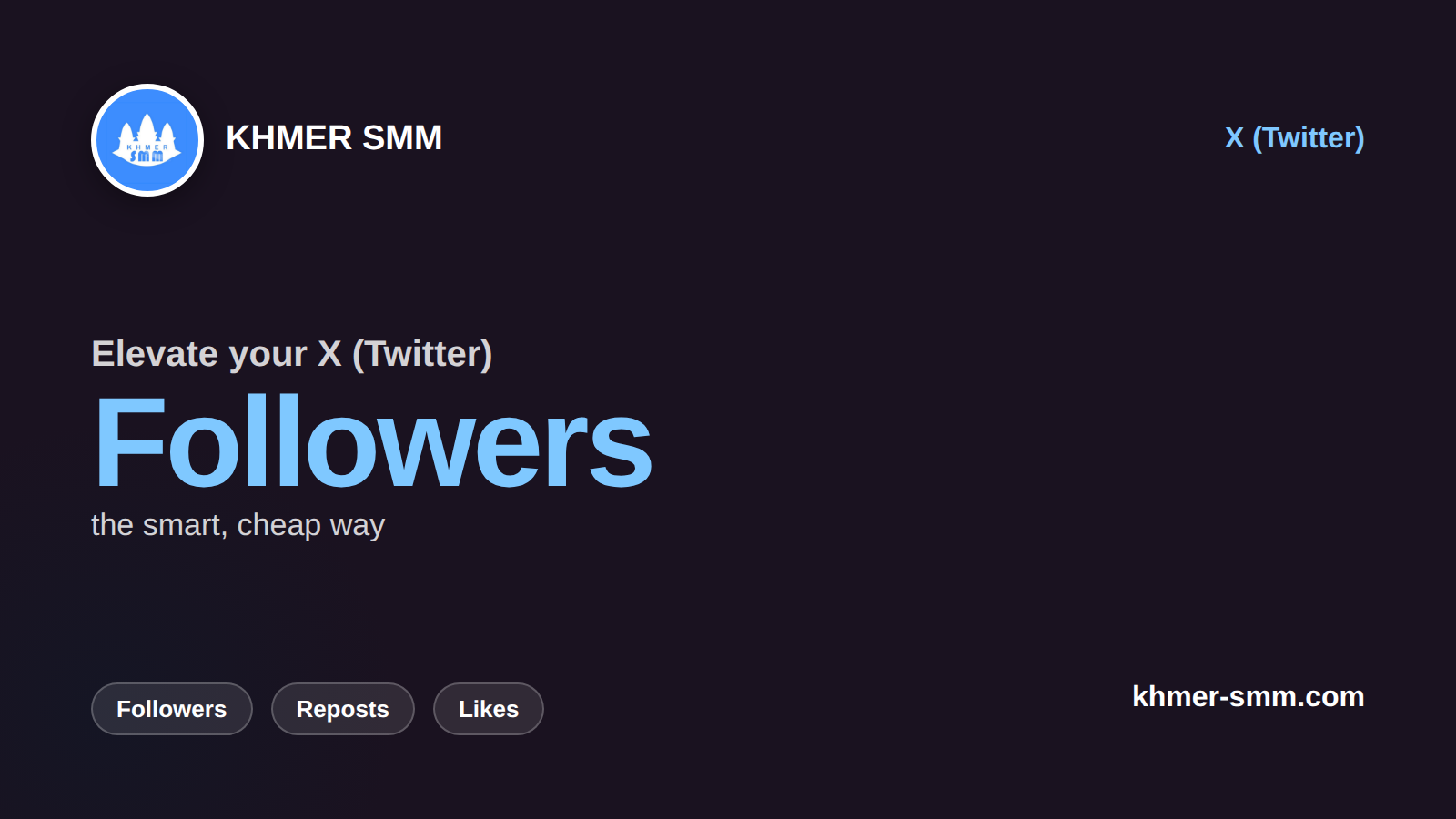 Boost Twitter Followers with Khmer Smm Panel