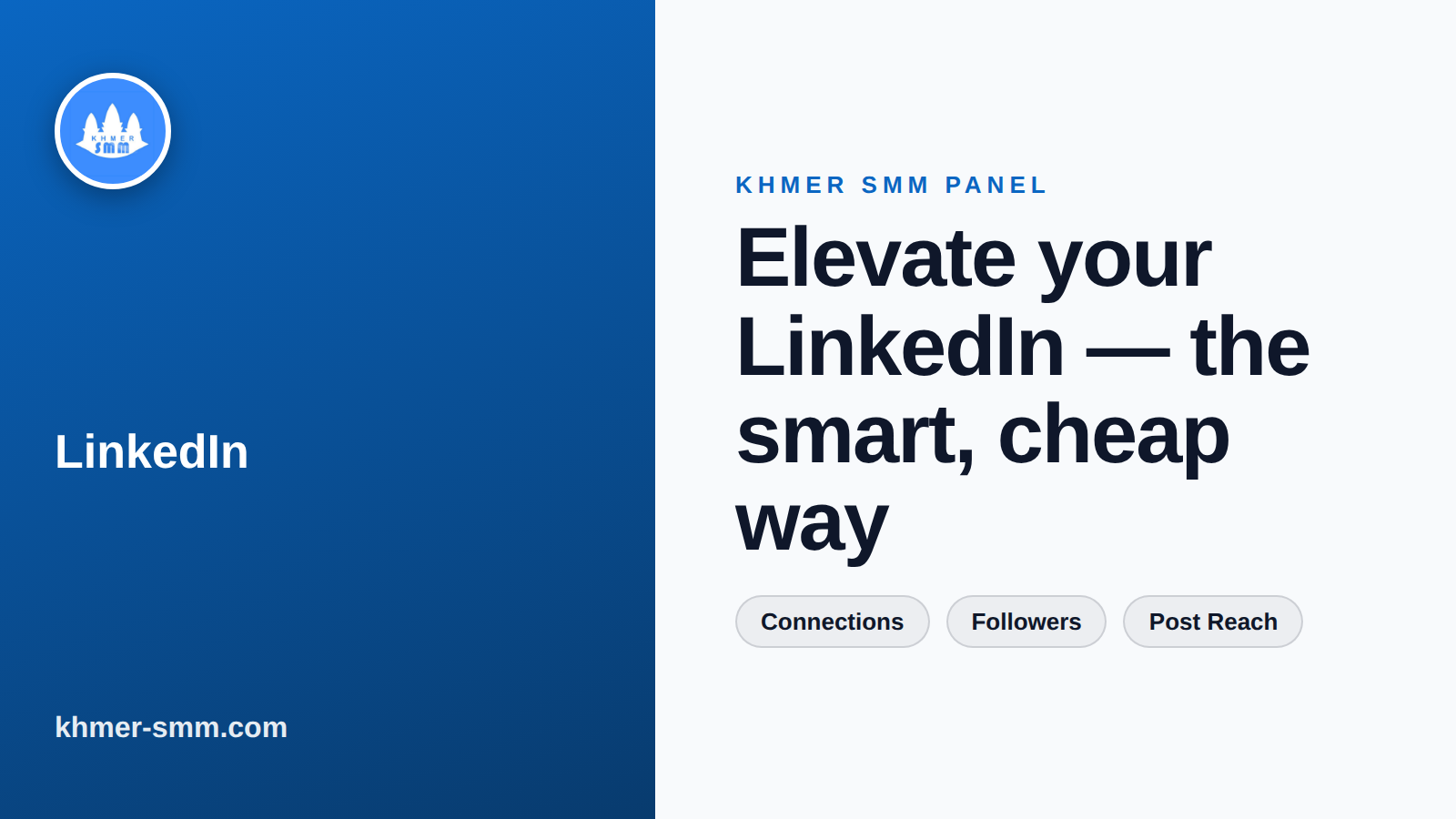 Increase LinkedIn Followers with Khmer Smm Panel