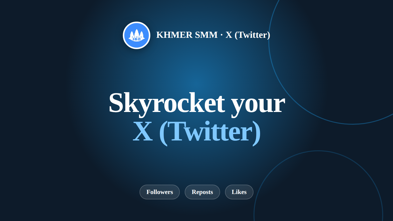 Twitter Followers तेजी से बढ़ाएं Khmer Smm Panel के साथ