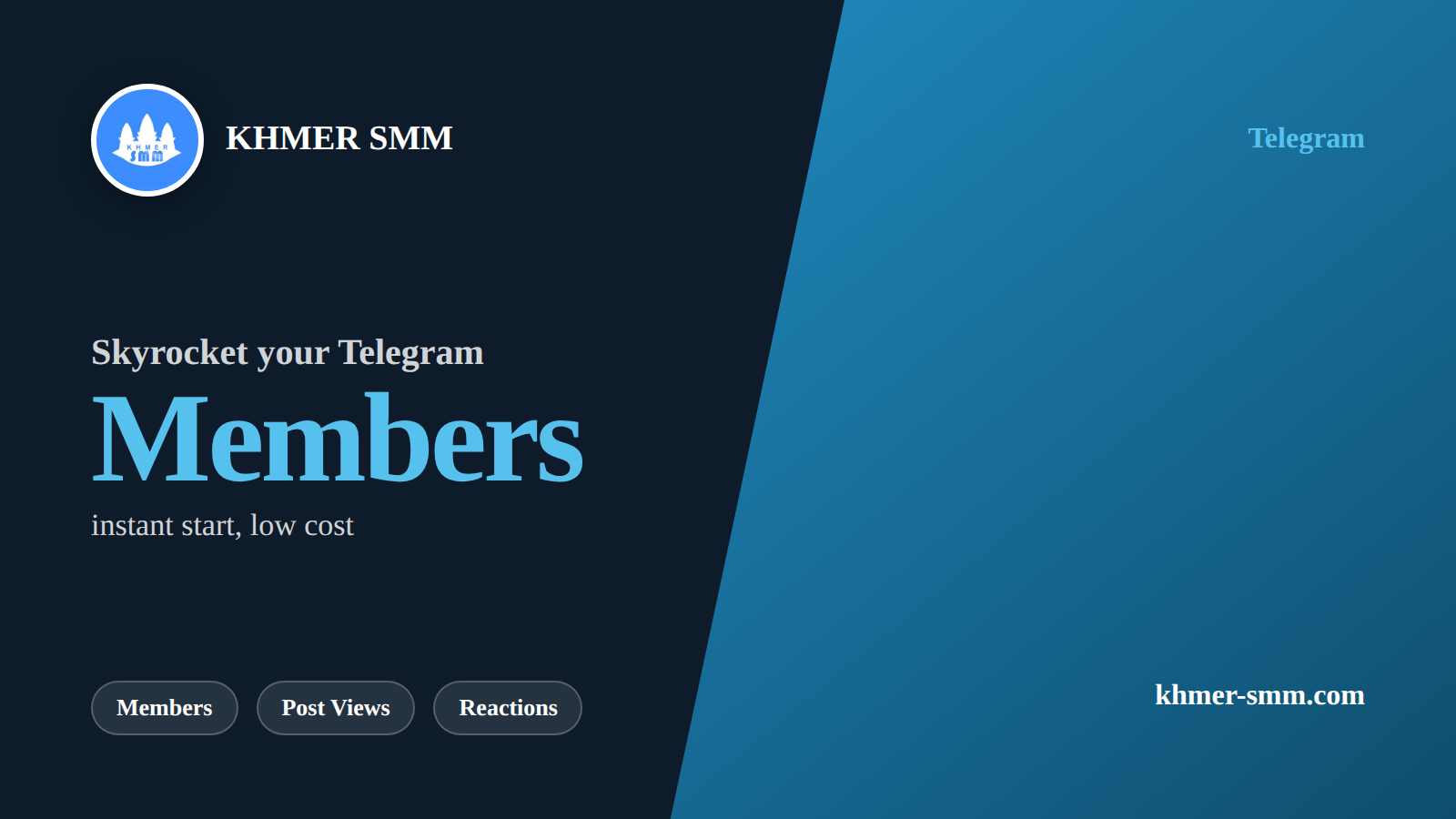 Boost Telegram Subscribers with Khmer Smm Panel