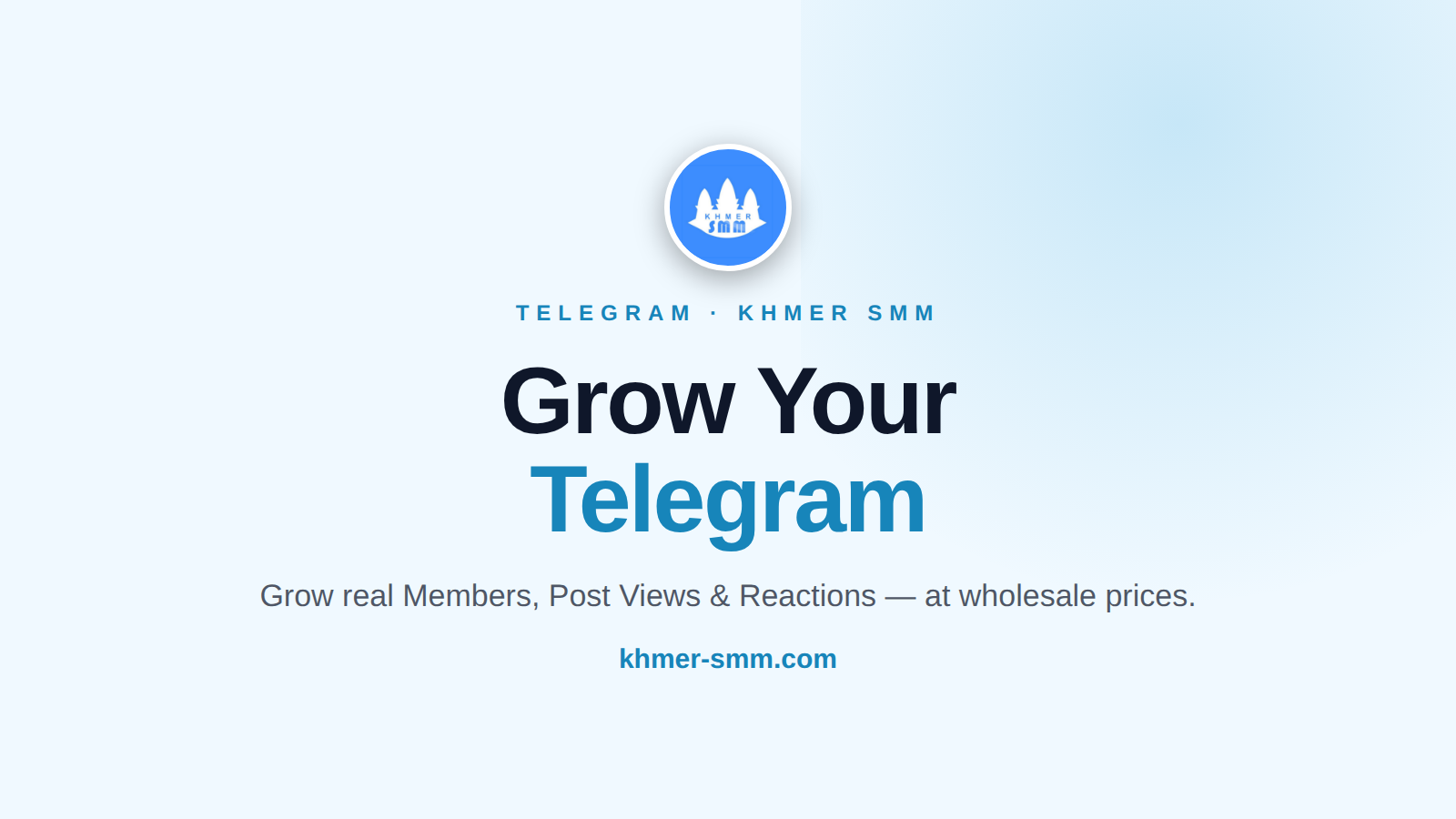 Get Real Telegram Channel Members Fast with Khmer Smm Panel