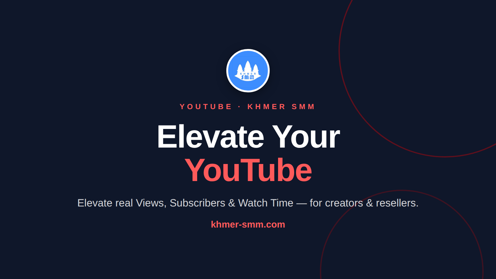 Palakihin ang YouTube Views gamit ang Khmer Smm Panel