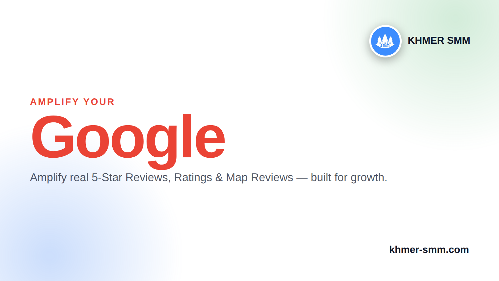 Palakihin ang Google Reviews gamit ang Khmer Smm Panel