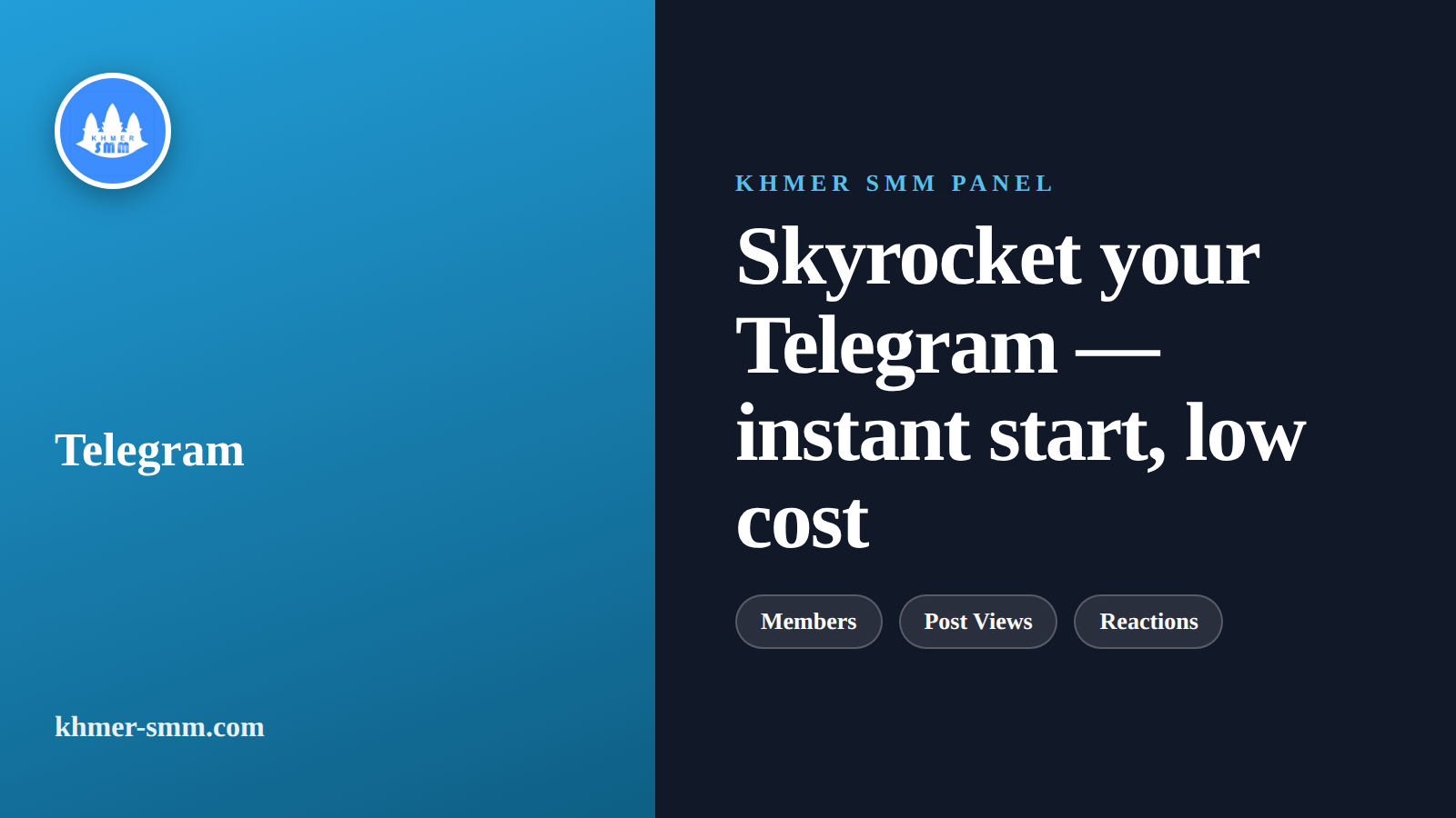 Top SMM Panel Cambodia – Grow Telegram Members with Khmer Smm Panel