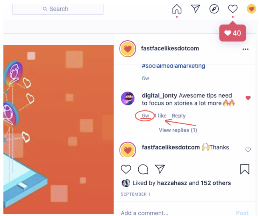 How To Find Instagram Comment Link 1