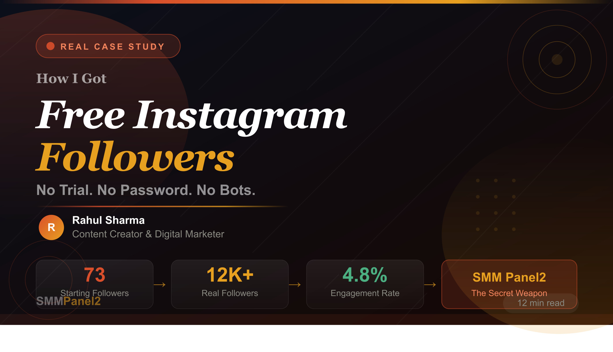 How I Got Free Instagram Followers (No Trial, No Password Needed)
