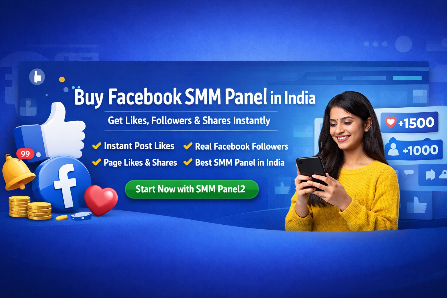 Buy Facebook SMM Panel in India