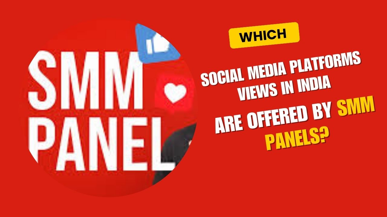 Which social media platforms are offered by SMM panels?