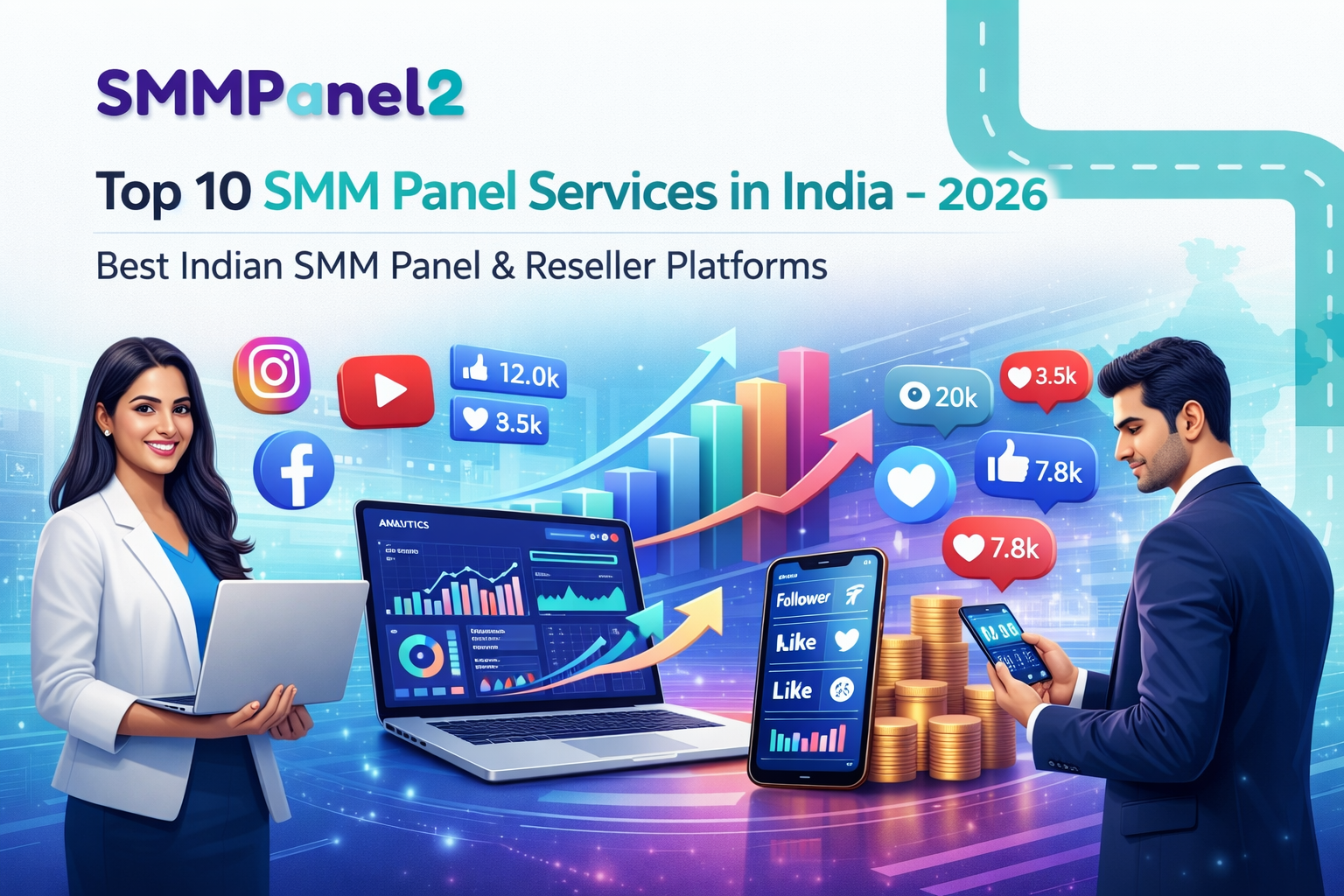 Top 10 SMM Panel Service Providers and Reseller in India 2026
