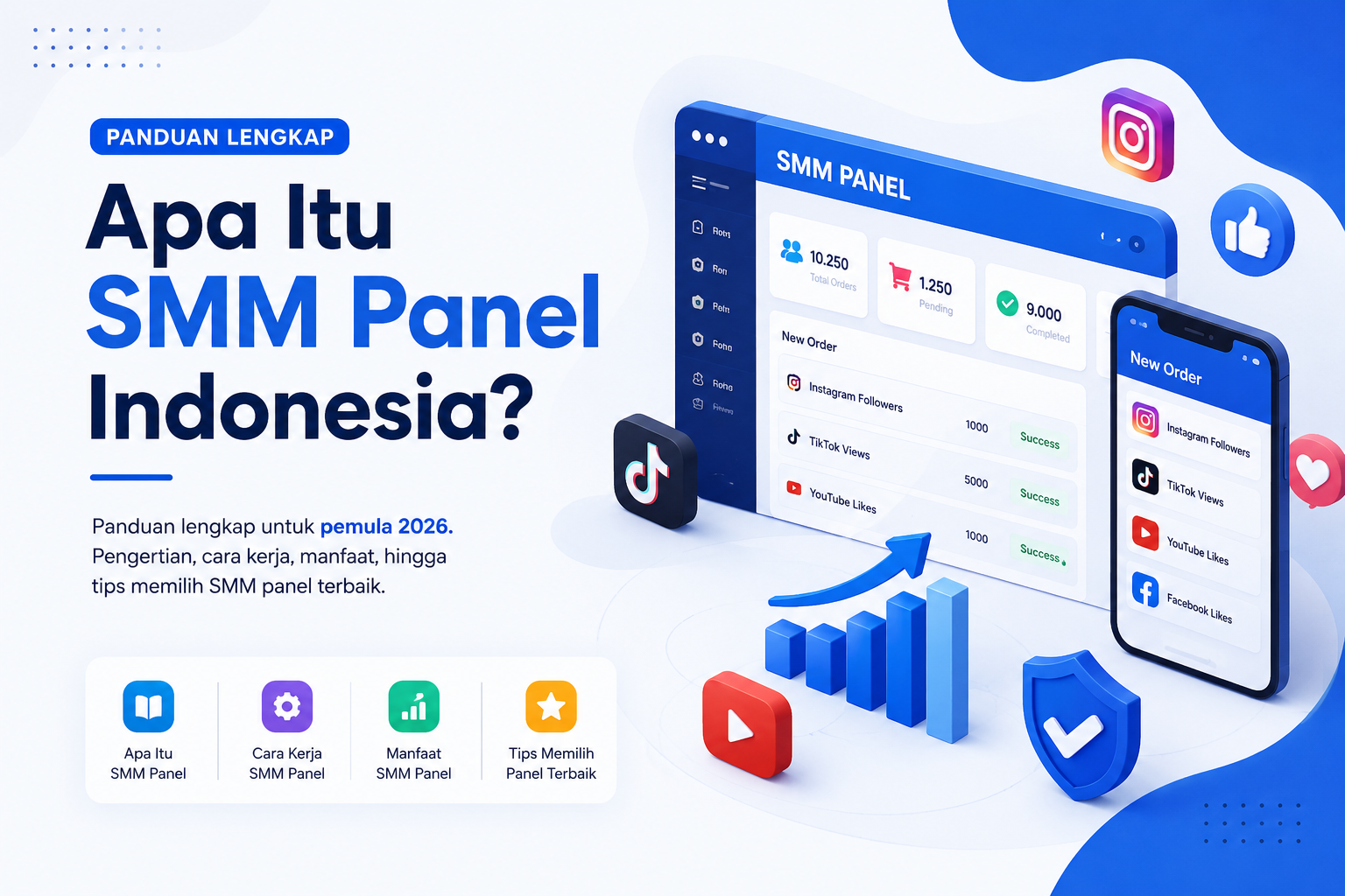 Apa Itu SMM Panel Indonesia Dashboard social media marketing untuk pemula