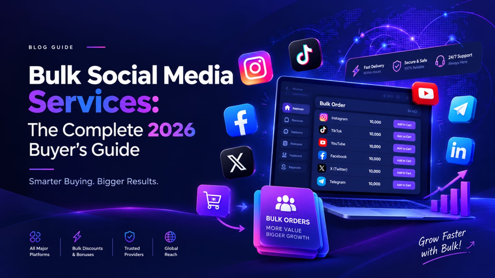 Bulk Social Media Services: The Complete 2026 Buyer's Guide