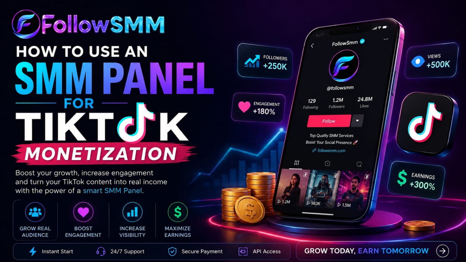 How to Use an SMM Panel for TikTok Monetization
