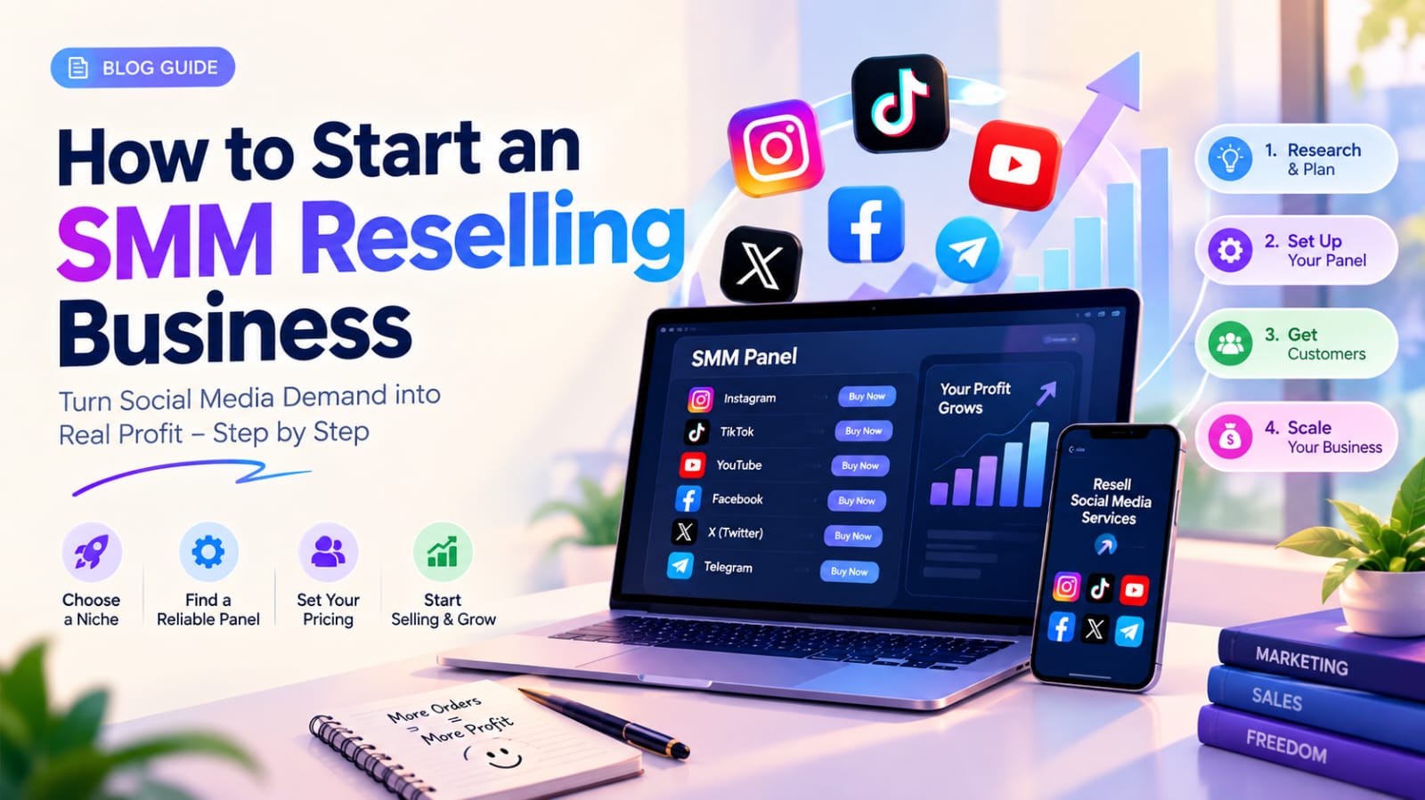 How to Start an SMM Reselling Business