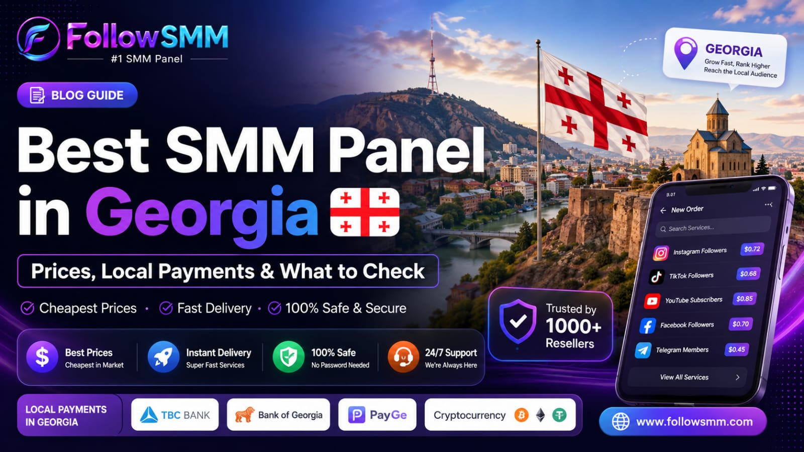 Best SMM Panel in Georgia 🇬🇪: Prices, Local Payments & What to Check
