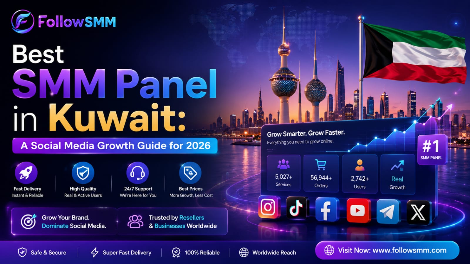 Best SMM Panel in Kuwait 2026 | Affordable Social Media Growth Guide